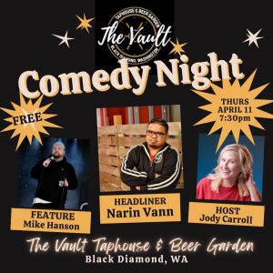 comedy night at the vault